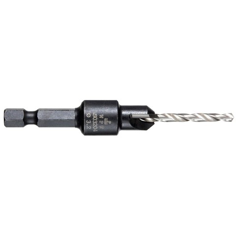 ALPHA 3.2MM ( 1/8IN) HSS COUNTERSINK WITH DRILL BIT 